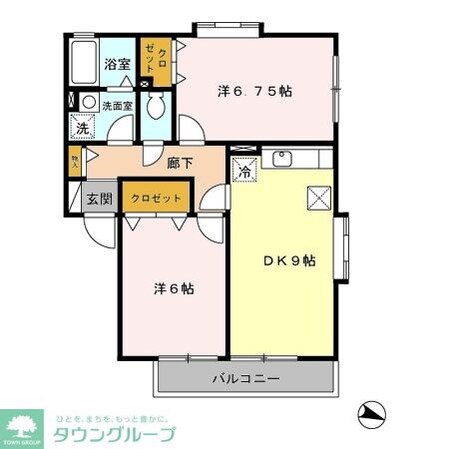 アイランド・Fの物件間取画像